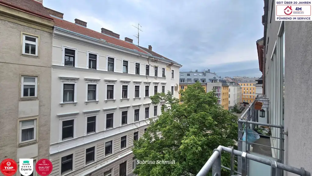 Moderne Maisonette mit 3 Zimmern, optionalen Garagenplatz & französischen Balkon in 1090 Wien (AKH) -hell, zentral und ruhig*