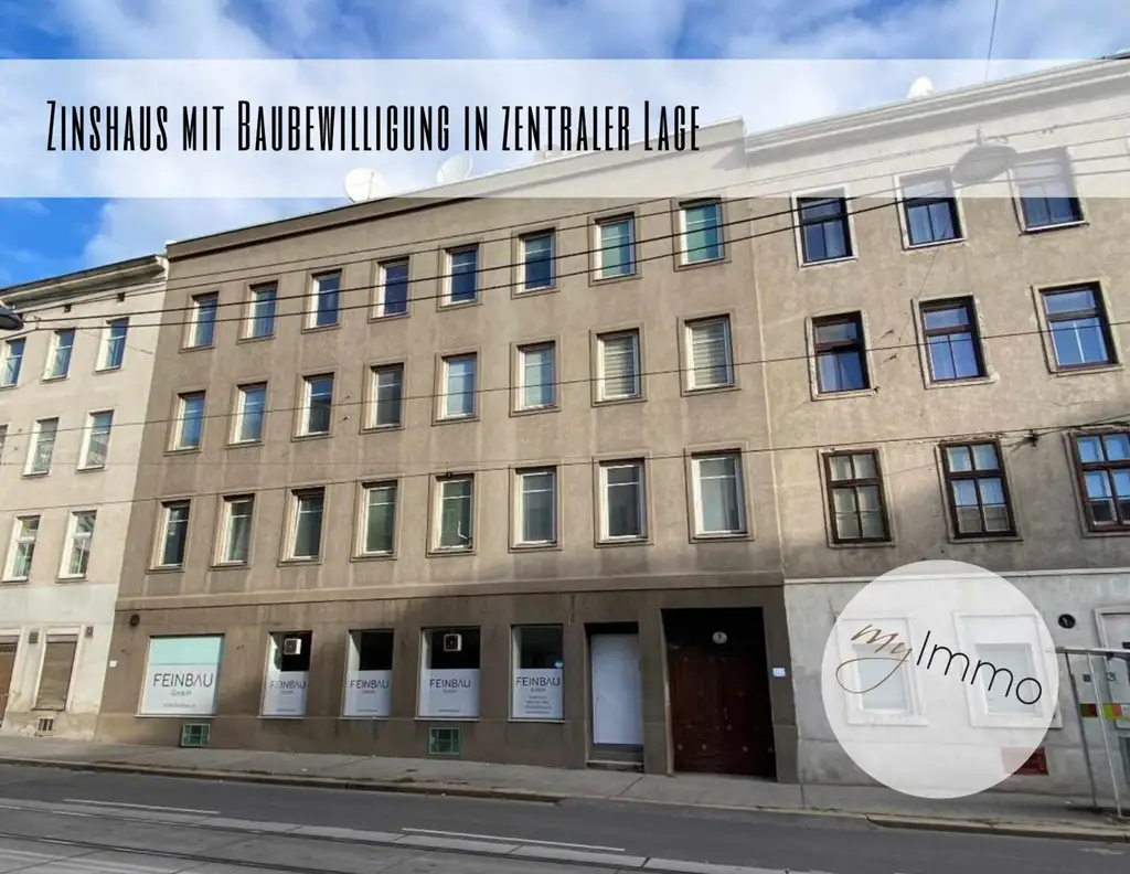 Zinshaus mit Baubewilligung in zentraler Lage