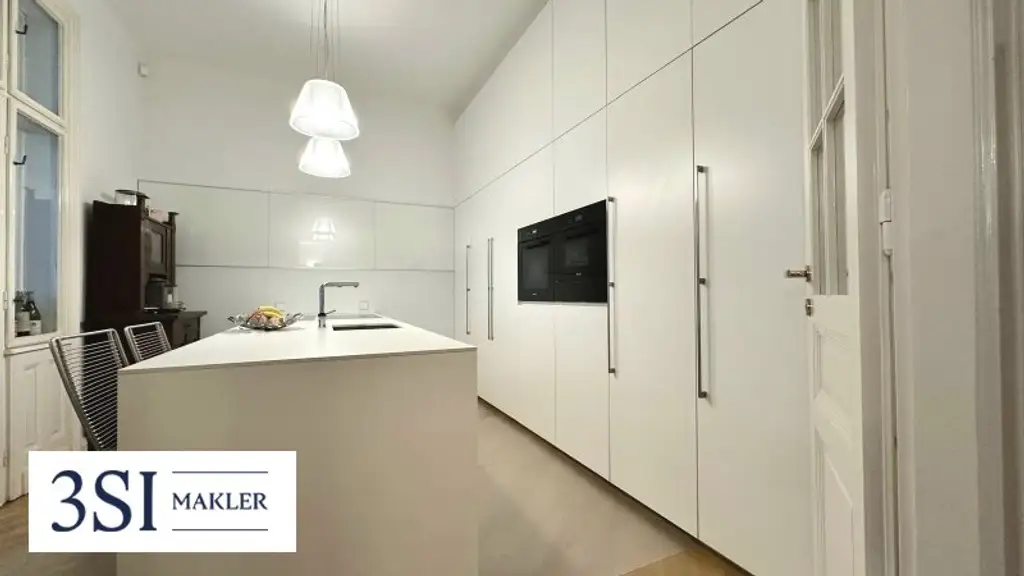 Elegante 3-Zimmer-Wohnung mit sonniger Loggia in grüner Lage im Herzen Wiens