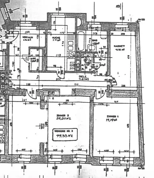 Lage Lage Lage - 99 m² Wohnung mit Potenzial & 4 Zimmern Nähe Kutschkermarkt