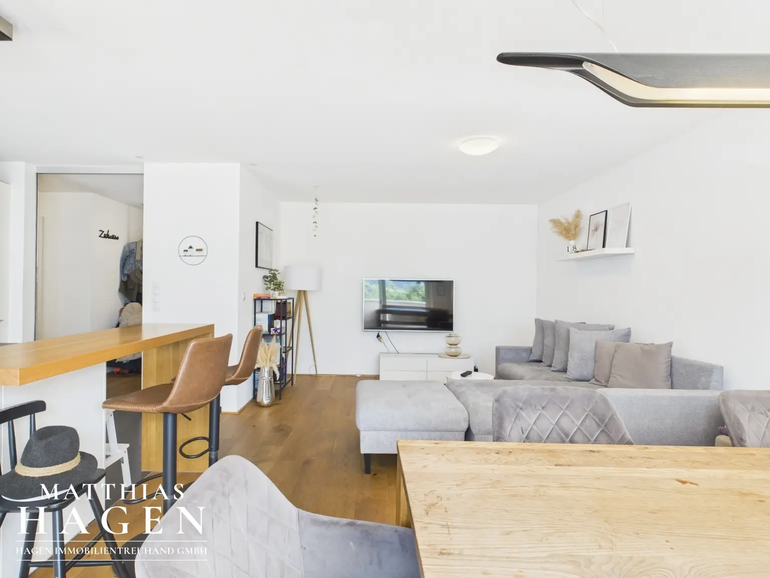 Wohnbereich und Küche