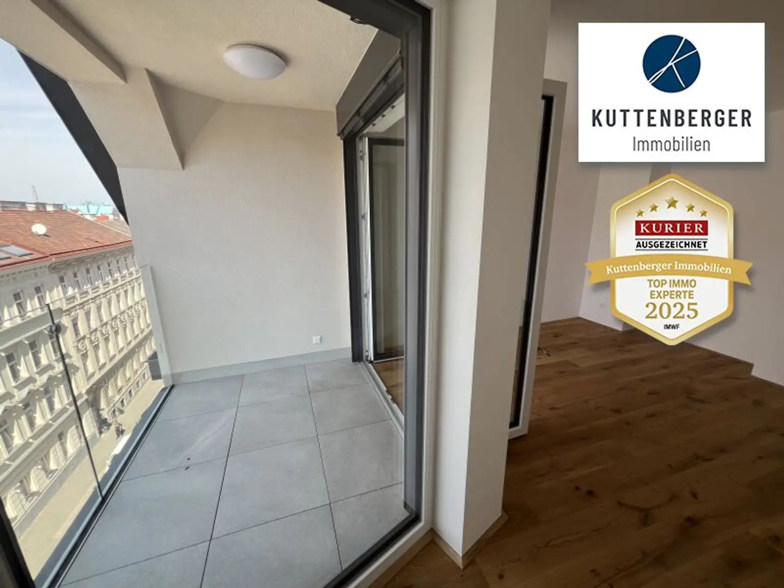 *Superprojekt: ''Über den Baumwipfeln" TOP 49 MIT ZWEI TRAUMHAFTEN WEST-LOGGIEN