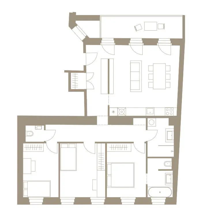 4-Zimmerwohnung mit Balkon im Herzen Währings - belagsfertig