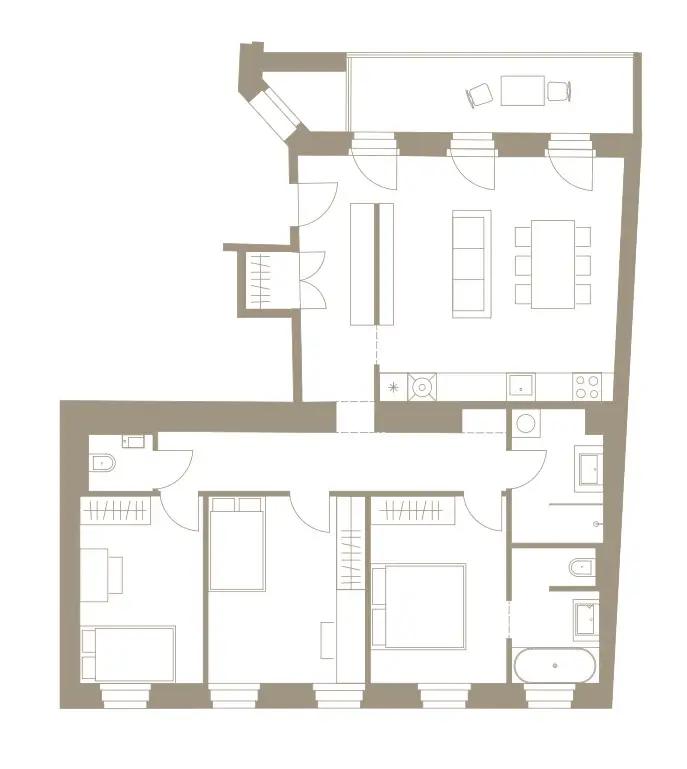4-Zimmerwohnung mit Balkon im Herzen Währings - belagsfertig