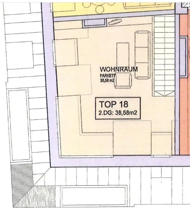 Großzügige 2-Zimmerwohnung im Herzen von Mariahilf