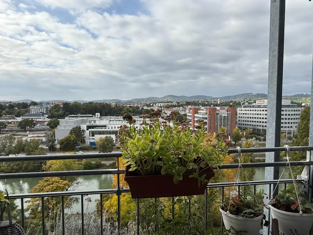 "Oase Über der Donau - Fernblick auf die Weinberge!"