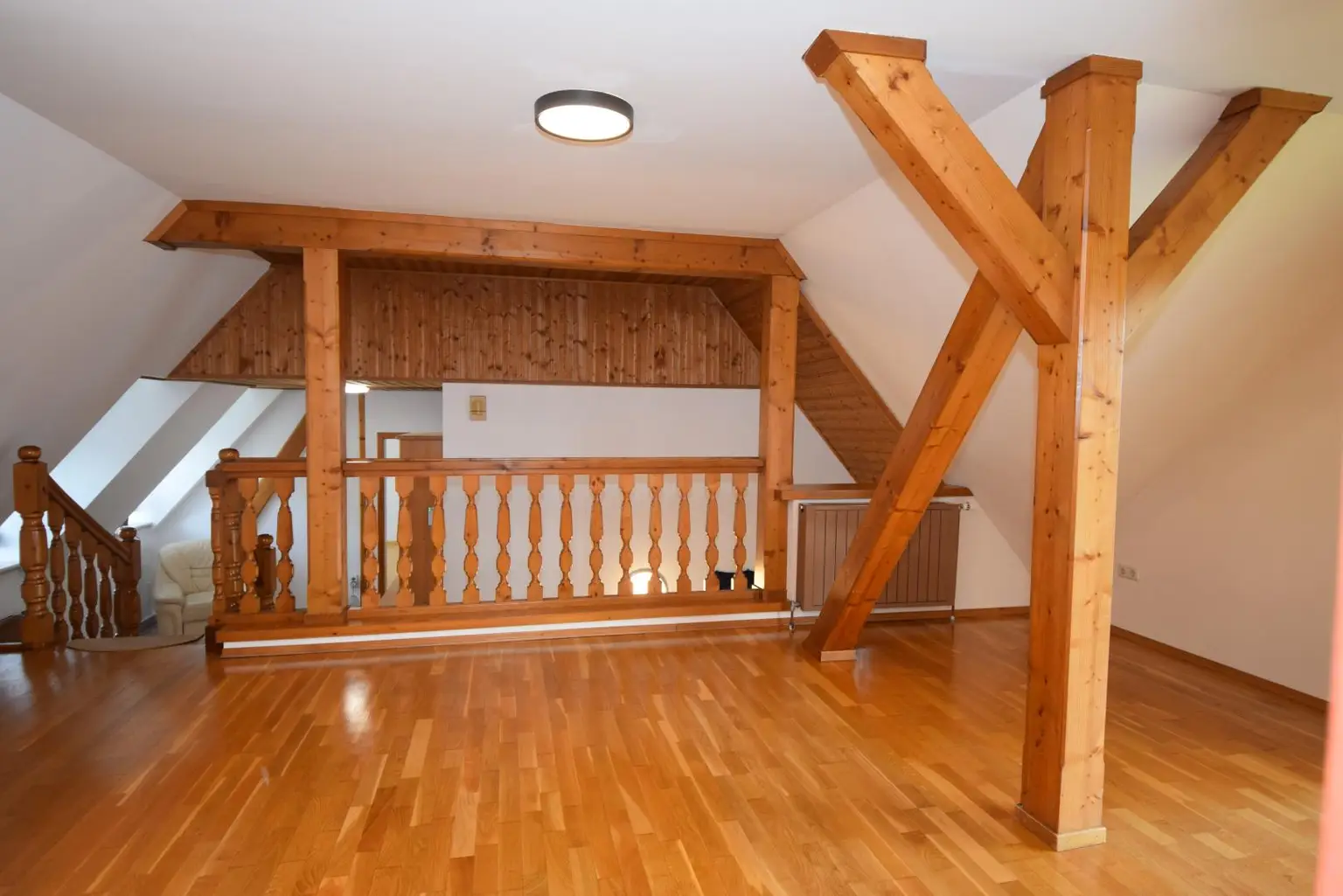 Galerie im Obergeschoß