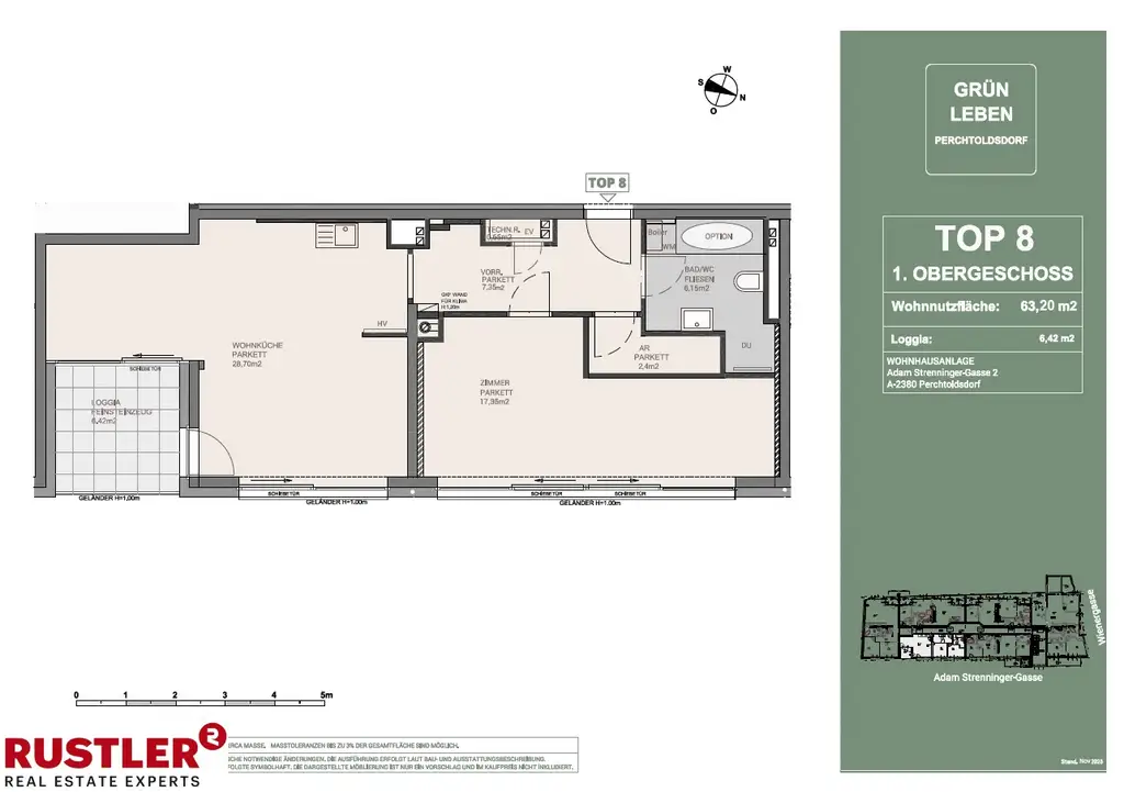 Top 8 2 Zimmerwohnun