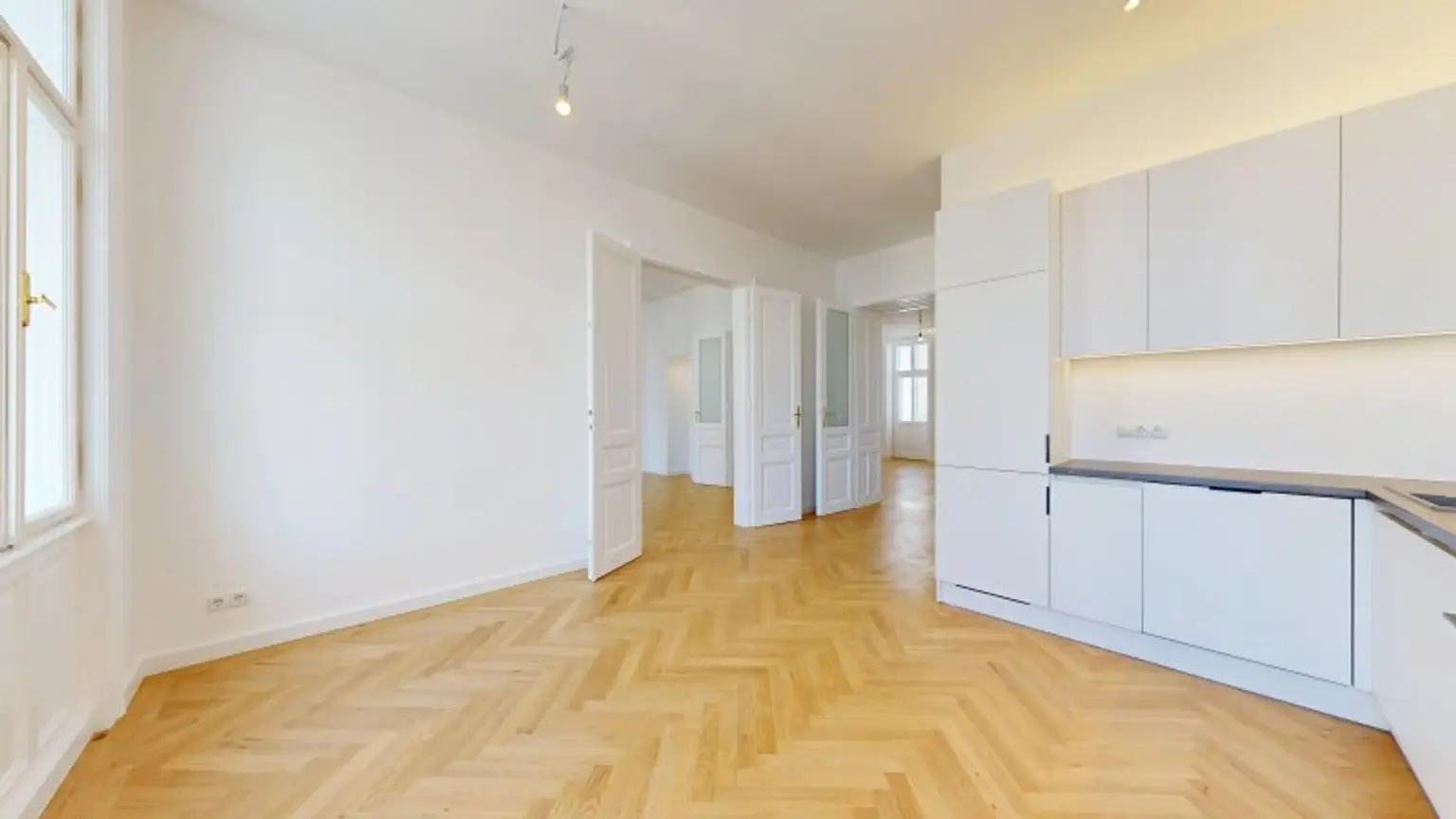 Küche und Esszimmer