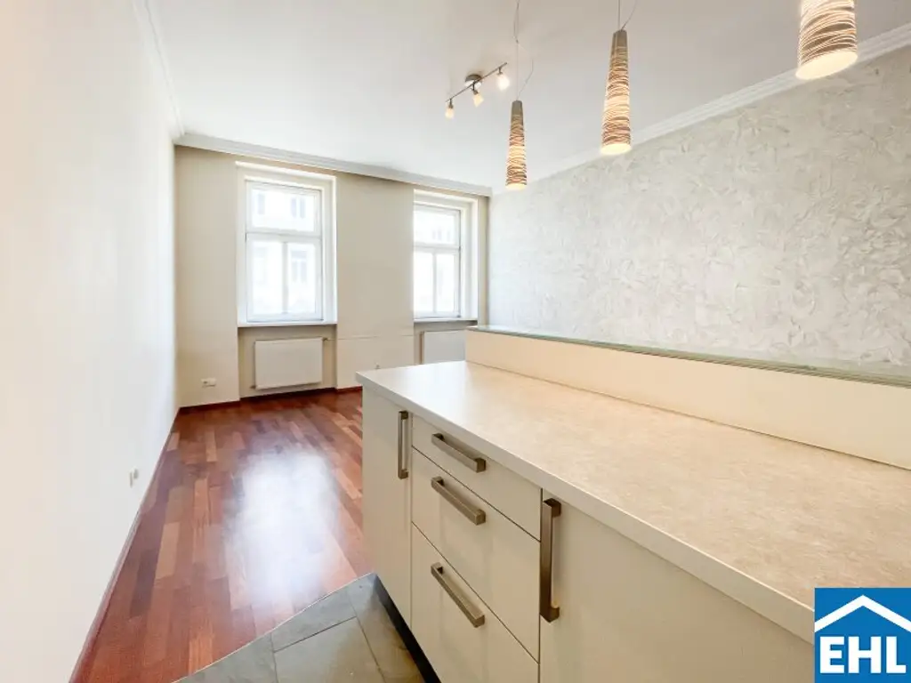 Nähe U4 Pilgramgasse: 2 Zimmerwohnung in schön saniertem Altbau
