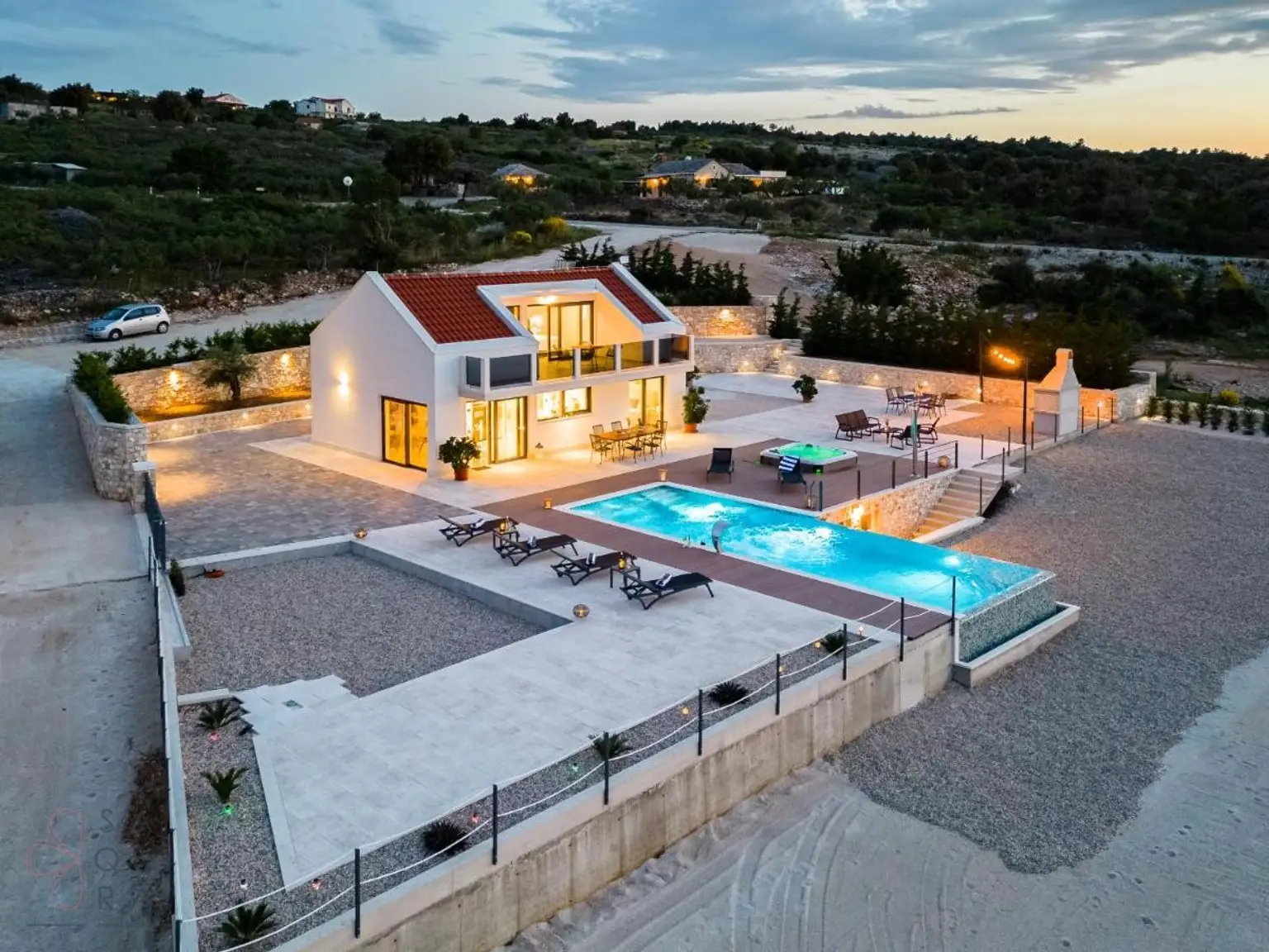 Villenidylle mit Meerblick – Rückzugsort auf der Insel Brač