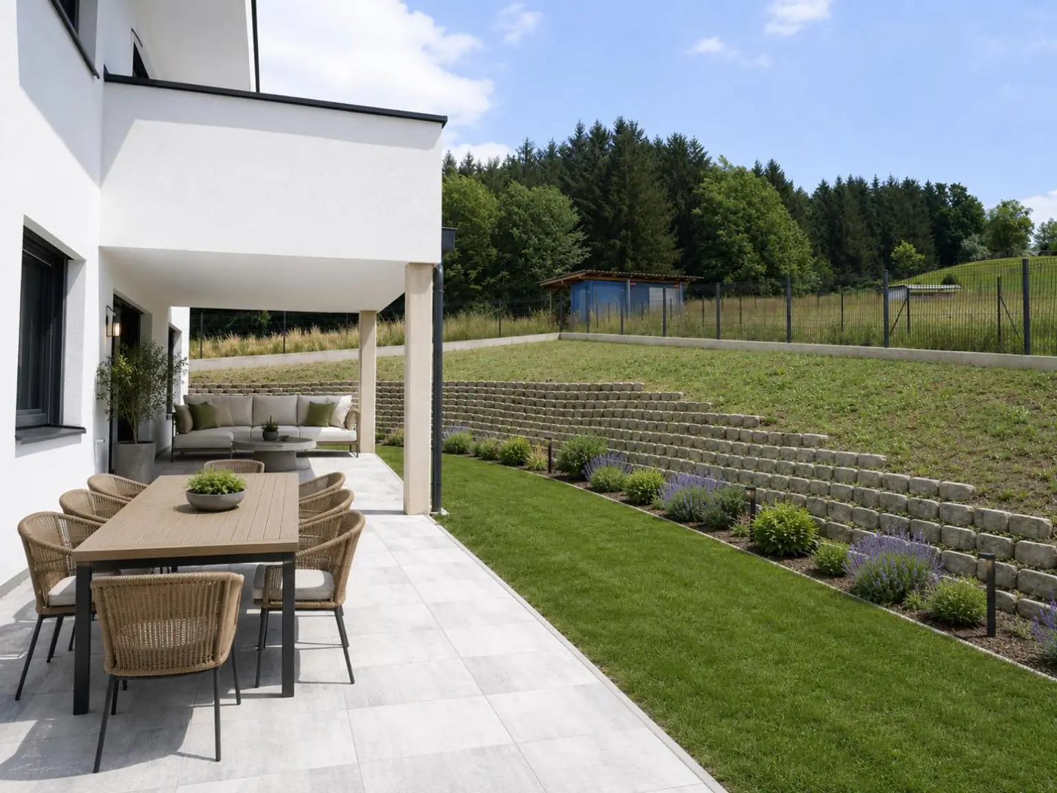 Einrichtungsbeispiel Terrasse