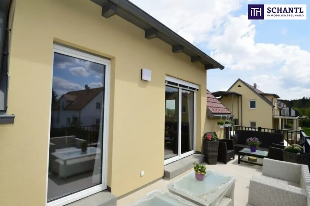 NOTVERKAUF! Schneller Verkauf aus gesundheitlichen Gründen – jetzt diese Gelegenheit ergreifen und gleichzeitig helfen! Grünoase mit Panoramablick: 3-Zimmer-Wohnung mit Süd/West-Dachterrasse!