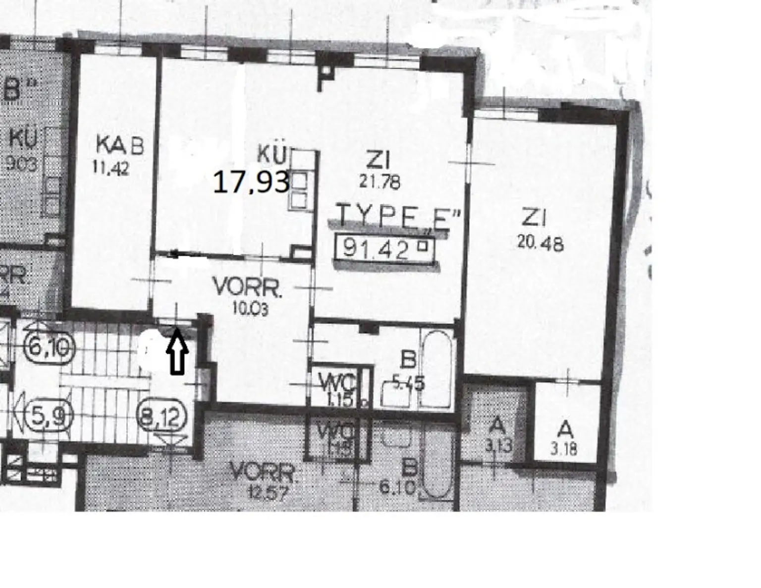 Geräumige 3-Zimmer-Wohnung in 1150 Wien/sanierungsbedürftig /WG möglich