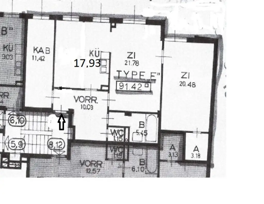 Geräumige 3-Zimmer-Wohnung in 1150 Wien/sanierungsbedürftig /WG möglich