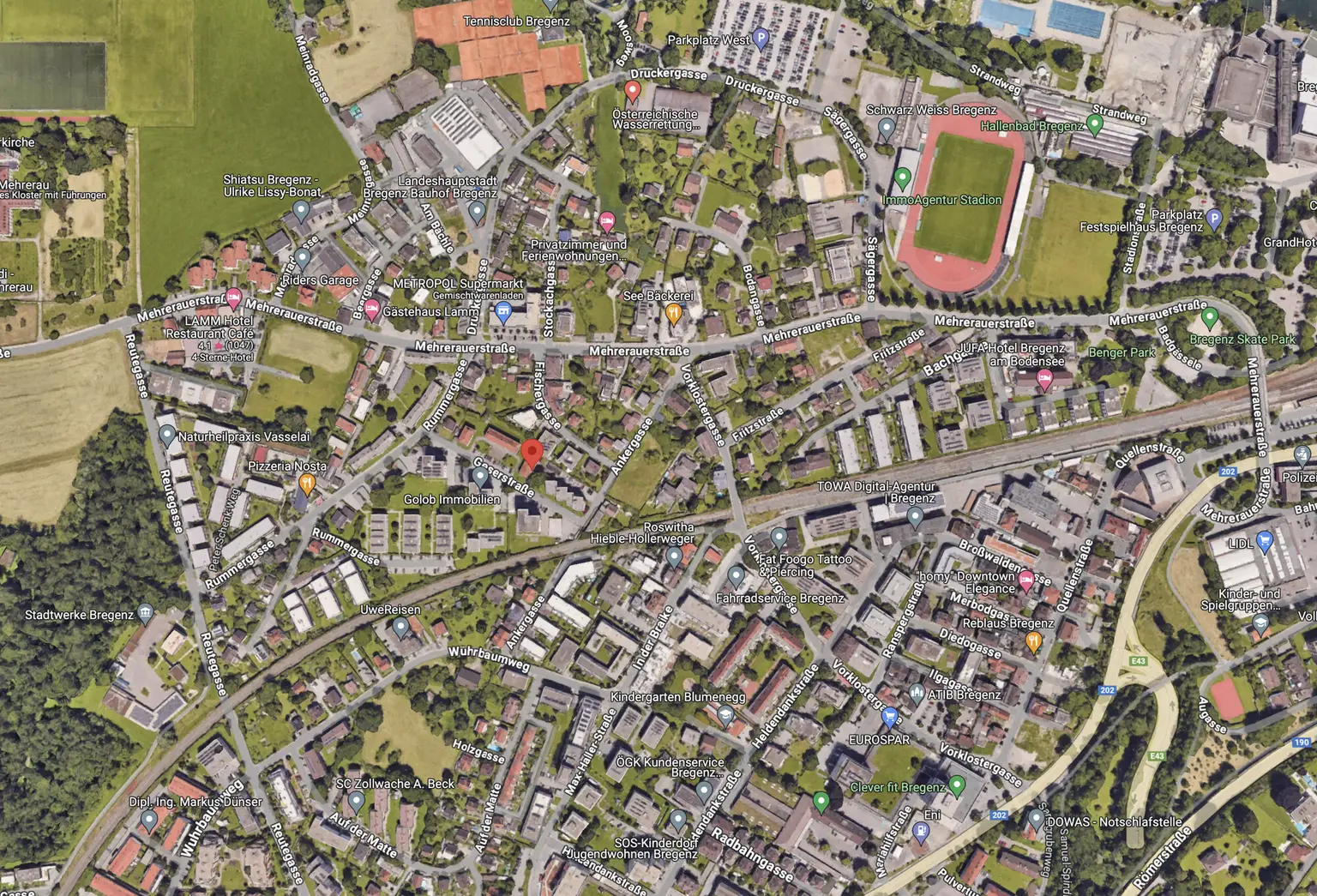 Infrastruktur Quelle Google Maps
