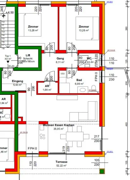 PROVISIONSFREI: Erstbezug in Steyr: 3-Zimmer-Wohnung mit Terrasse!
