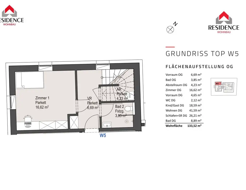 4-Zimmer-Maisonettewohnung in Altstadthaus Maxglan | Baubeginn erfolgt
