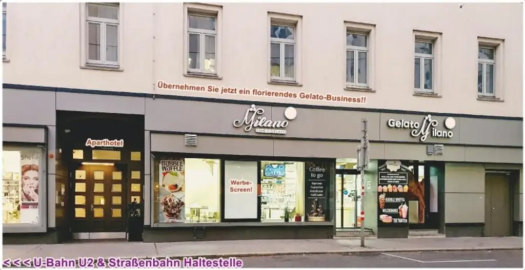 ++NEU++ TOP Gelegenheit: Hochwertiger Gelato & Café Betrieb TABORSTRAßE nur wenige Schritte zur U-Bahn!  TOP-Konditionen!