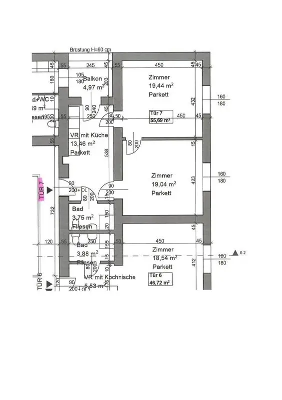 2 - Zimmer Wohnung mit Balkon in ruhiger Lage von Lanzendorf