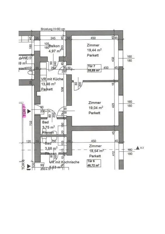 2 - Zimmer Wohnung mit Balkon in ruhiger Lage von Lanzendorf