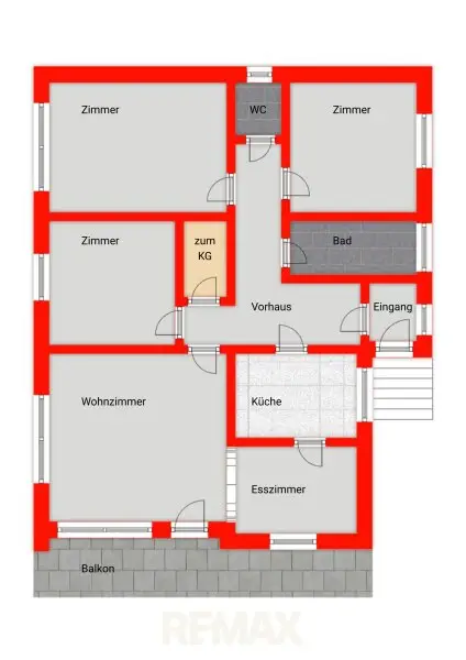 Plan Haupthaus