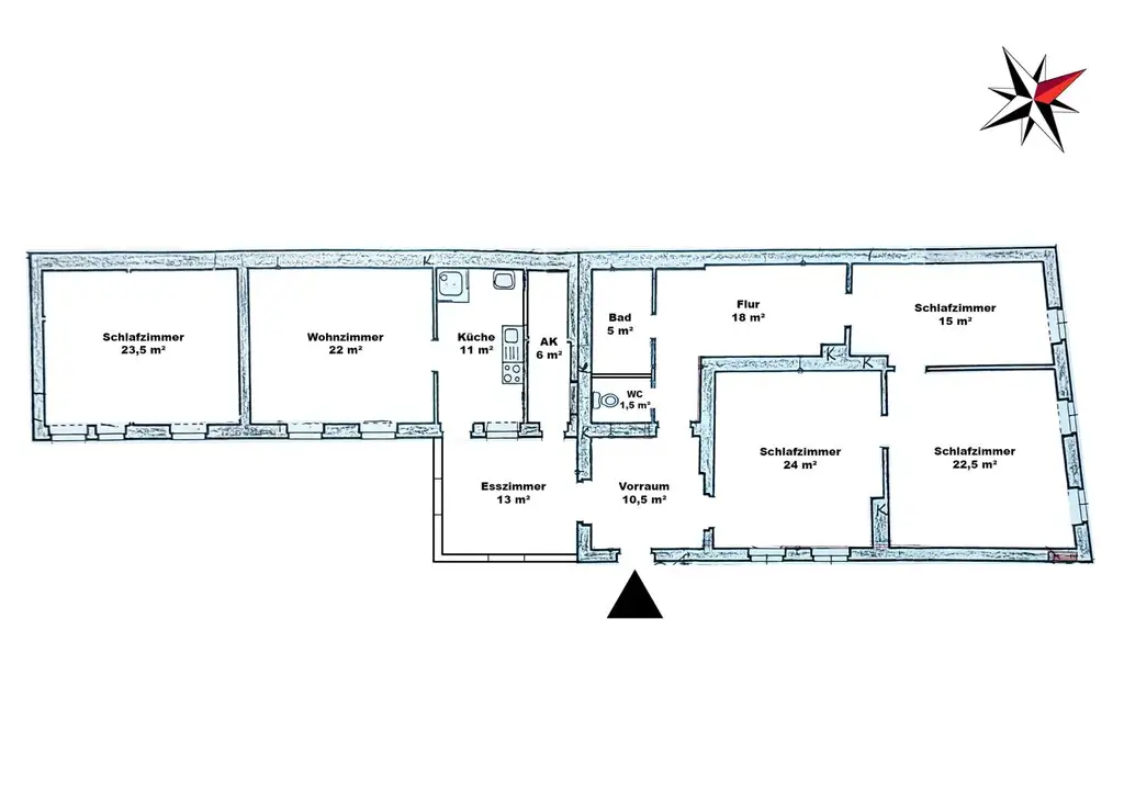 ZENTRAL! Sanierungsbedürftiges Einfamilienhaus