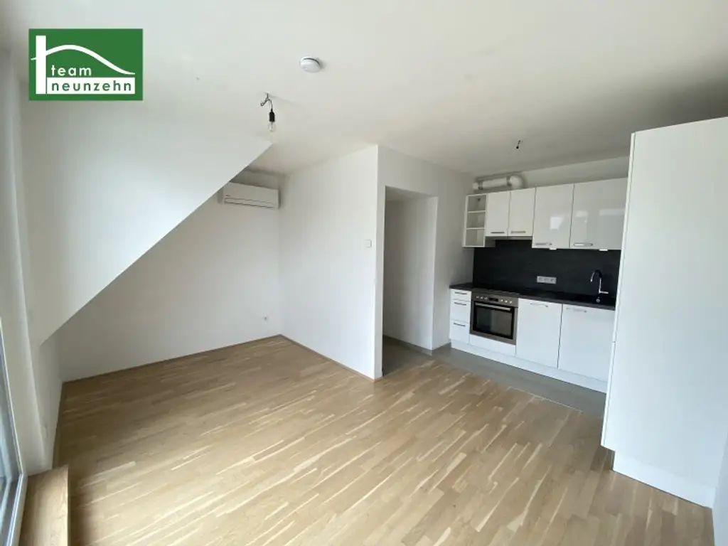 Klimatisierte Maisonette mit Dachterrasse in top Lage nahe U6, Millennium City und Donau! WG-geeignet!