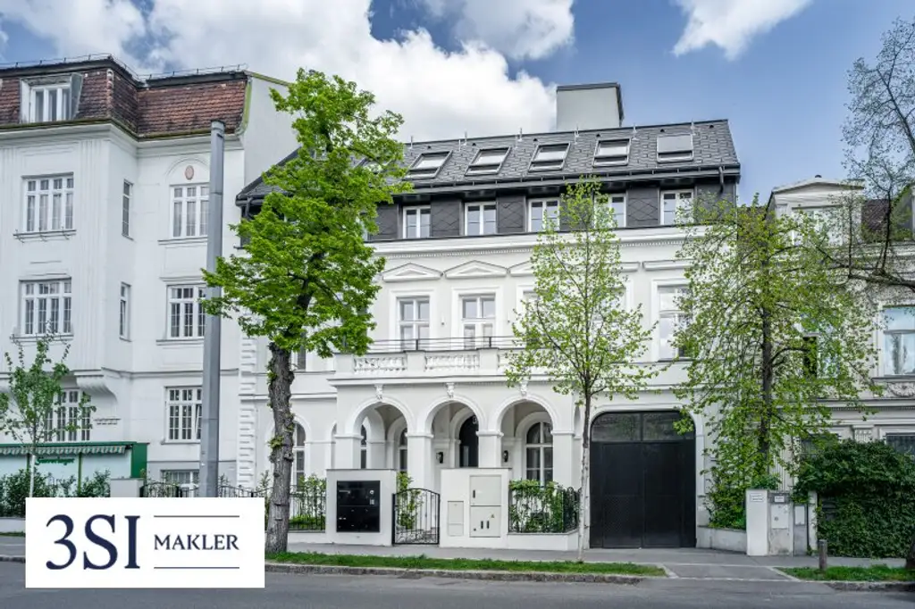 Luxus, Privatsphäre und modernste Eleganz vereint - Architektonisches Juwel in exklusiver Grünruhelage des 19. Bezirks