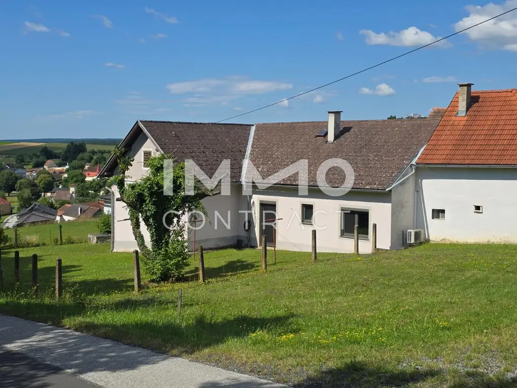 Modernes Einfamilienhaus mit Ursprünglichkeit der Nebengebäude in Ruhelage mit viel Grünfläche |7432 Oberschützen