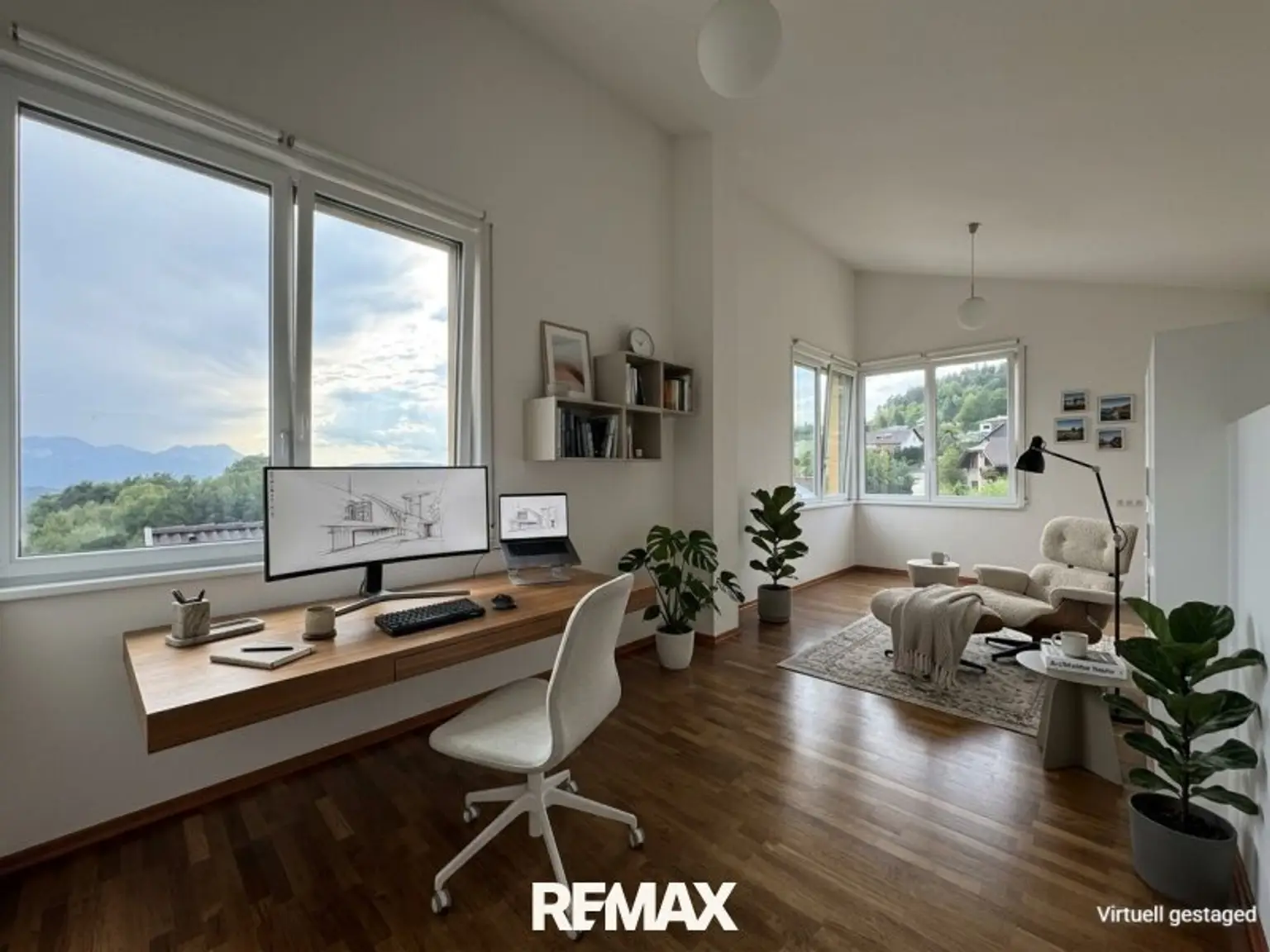 Büro/Schlafzimmer