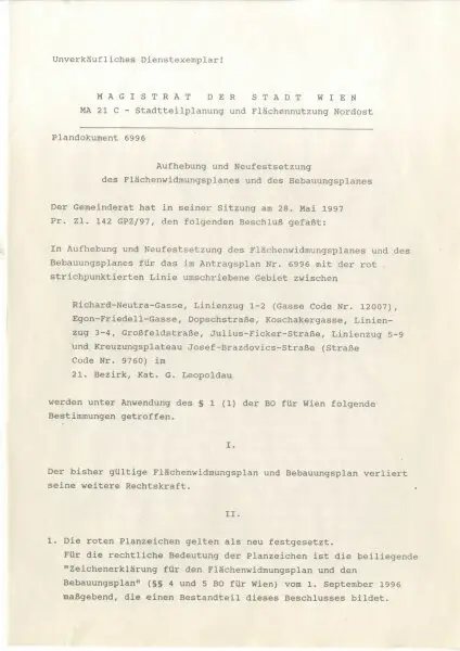 Grundstück als Wertanlage in 21.Bezirk