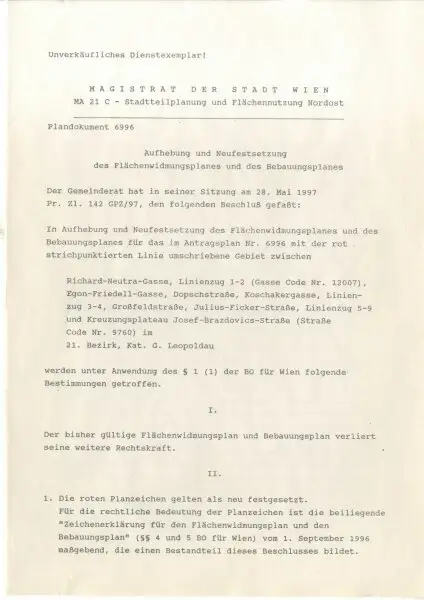 Grundstück als Wertanlage in 21.Bezirk
