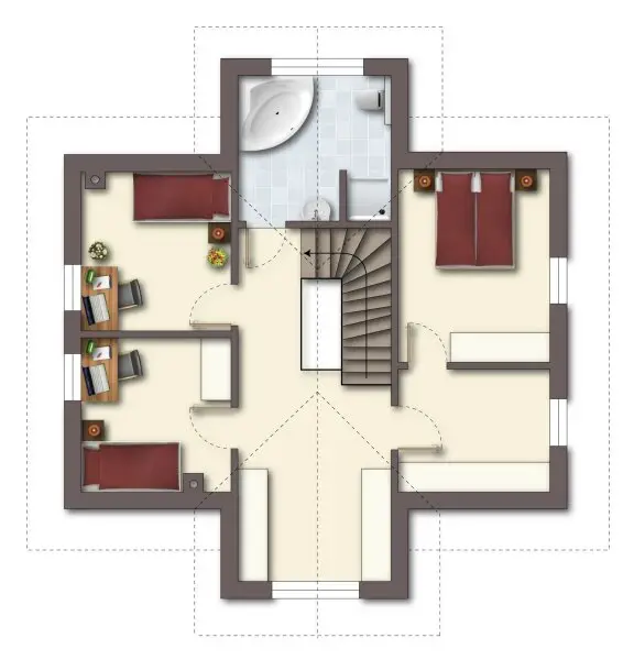 Grundriss Obergeschoss