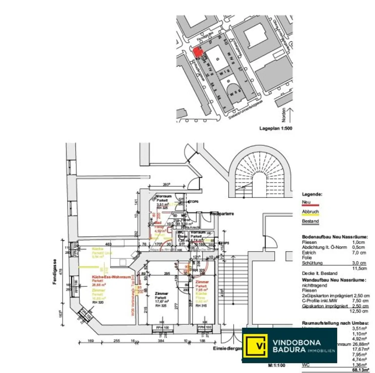 3-Zimmer-Altbauwohnung im Herzen von Margareten