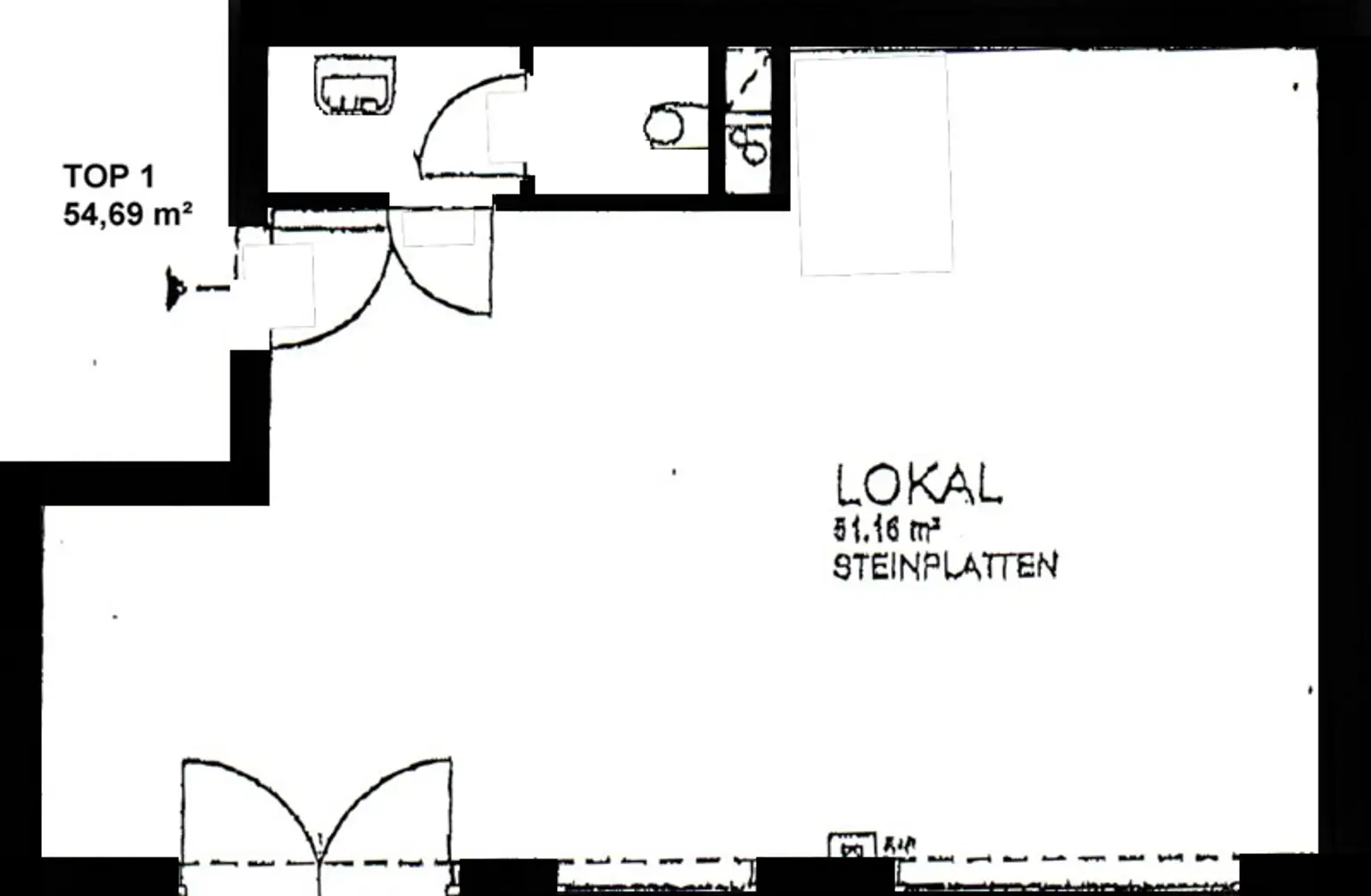 4% BAR-Rendite! Befristet vermietetes Geschäftslokal mit Fensterfläche bis 09/2029