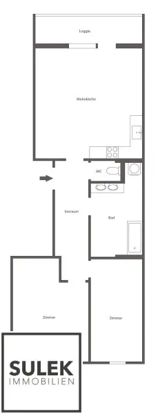 Gemütliche 3-Zimmer-Wohnung mit Loggia in gefragter Floridsdorfer Lage mit Top-Anbindung
