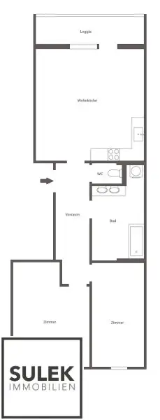 Gemütliche 3-Zimmer-Wohnung mit Loggia in gefragter Floridsdorfer Lage mit Top-Anbindung