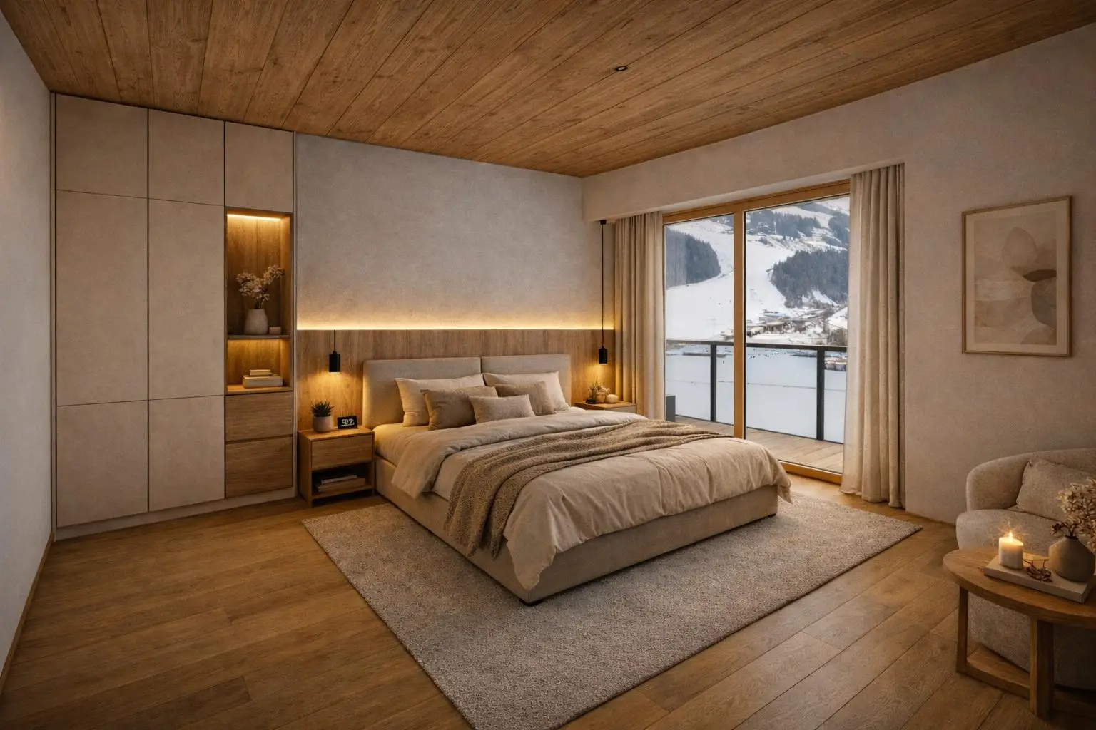 Virtual Staging Schlafzimmer