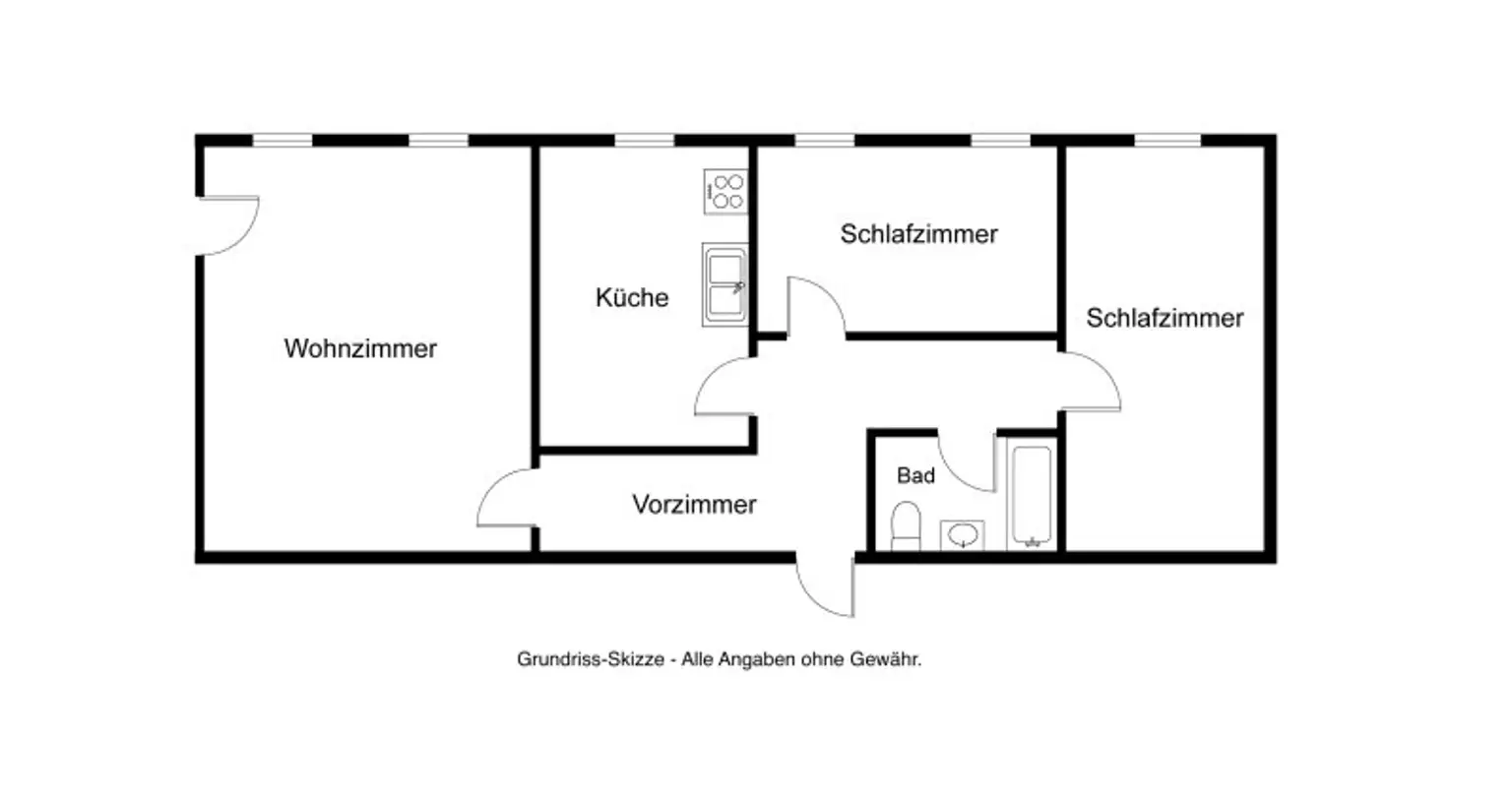 Geschichtsträchtige Altbauwohnung in Bestlage von Baden
