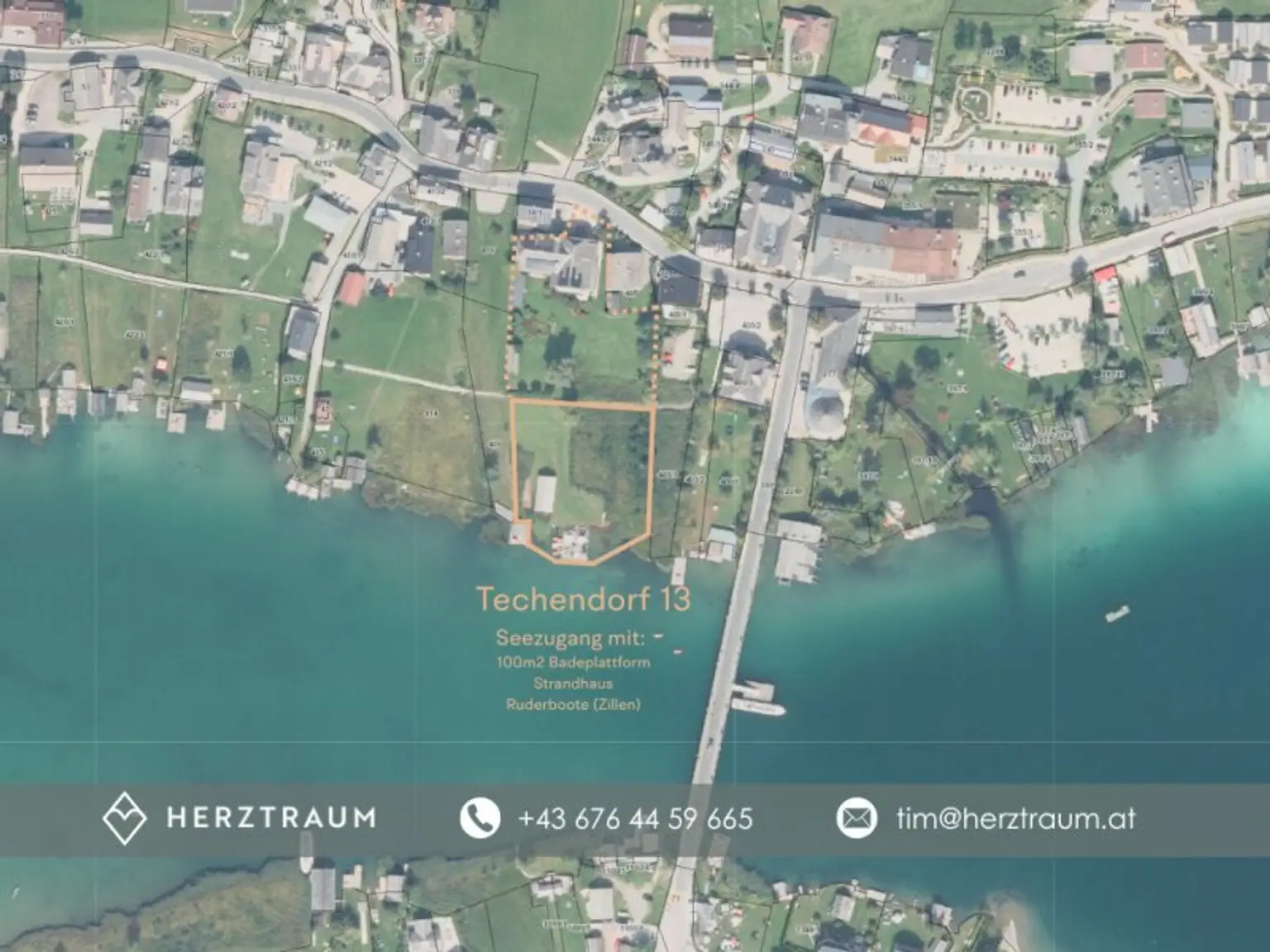 Traumhaftes Baugrundstück 864m² - mit Seeblick & Seezugang am Weißensee