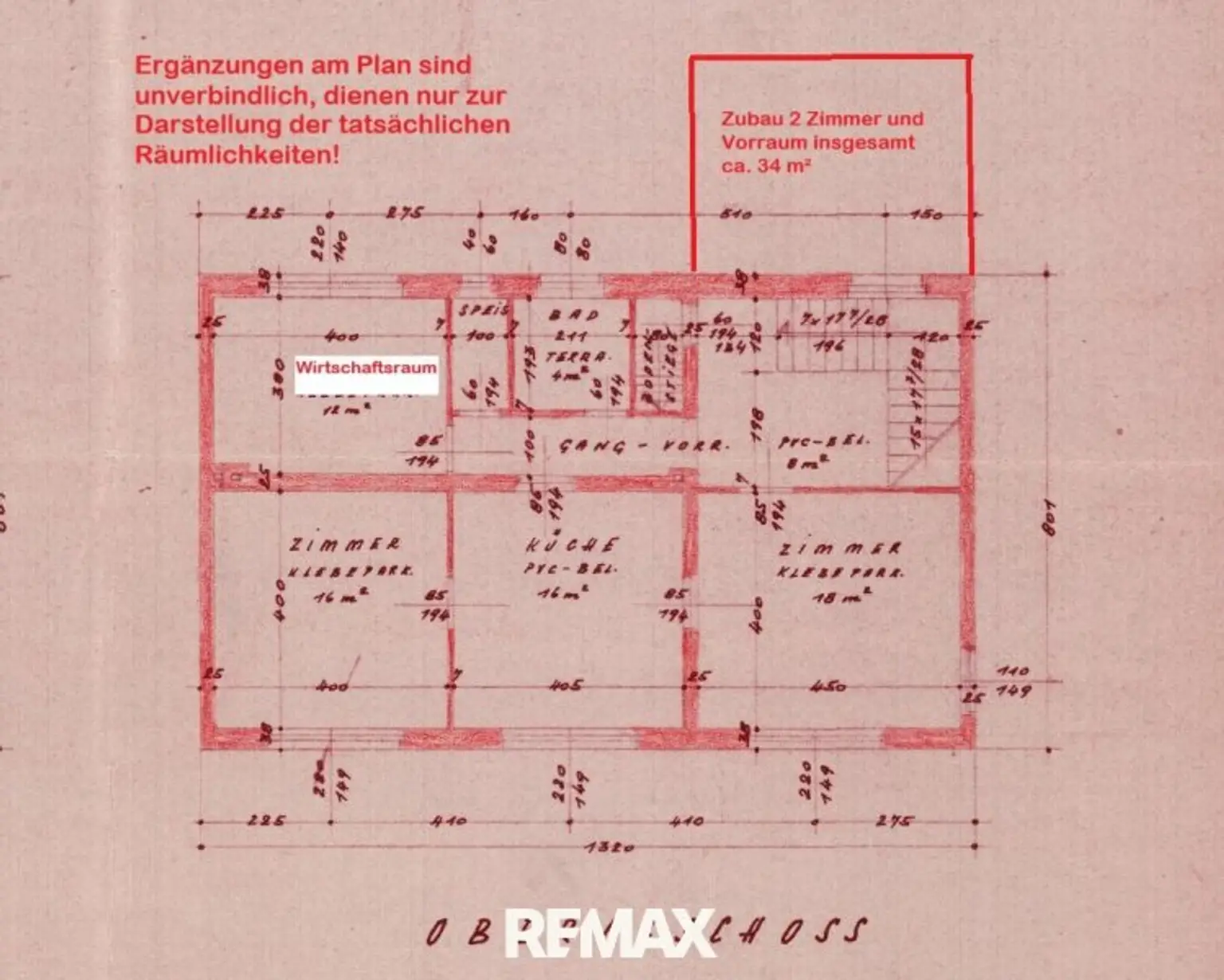Grundriss OG mit Ergänzungen