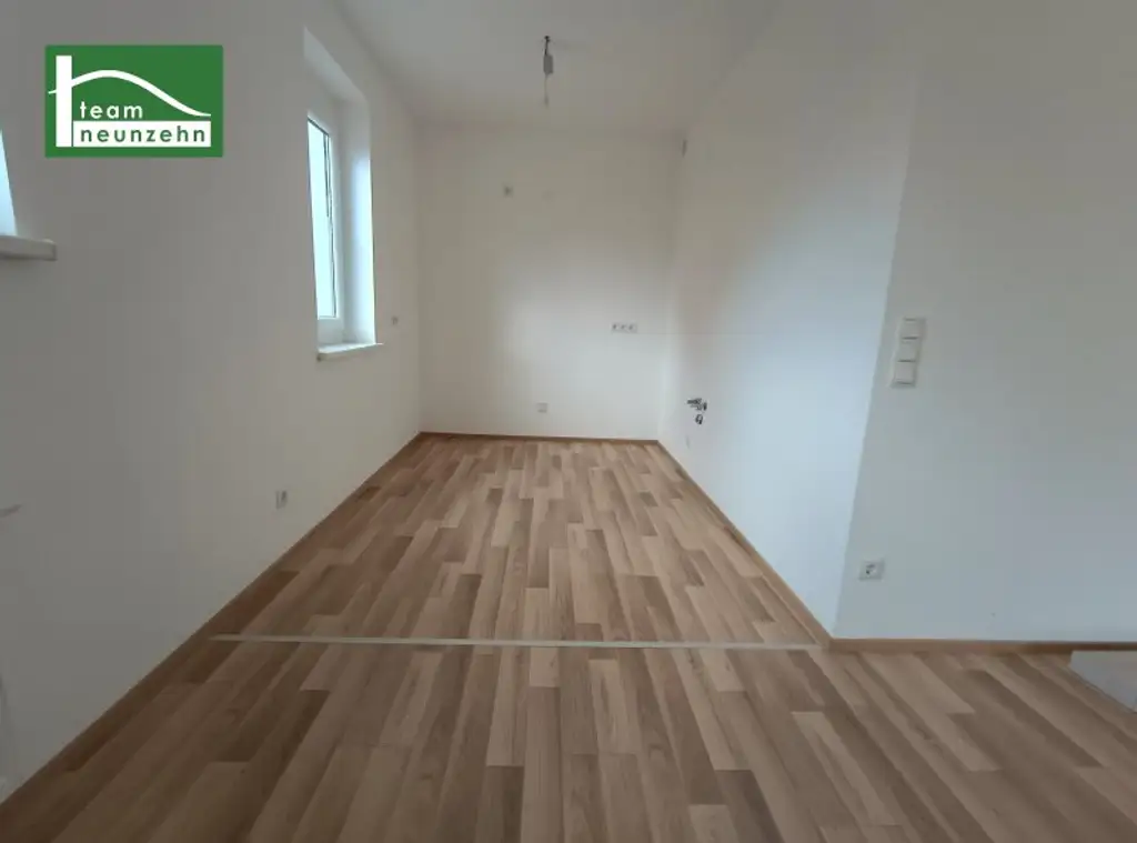 Unbefristete 2-Zimmer-Wohnung mit Eigengarten!