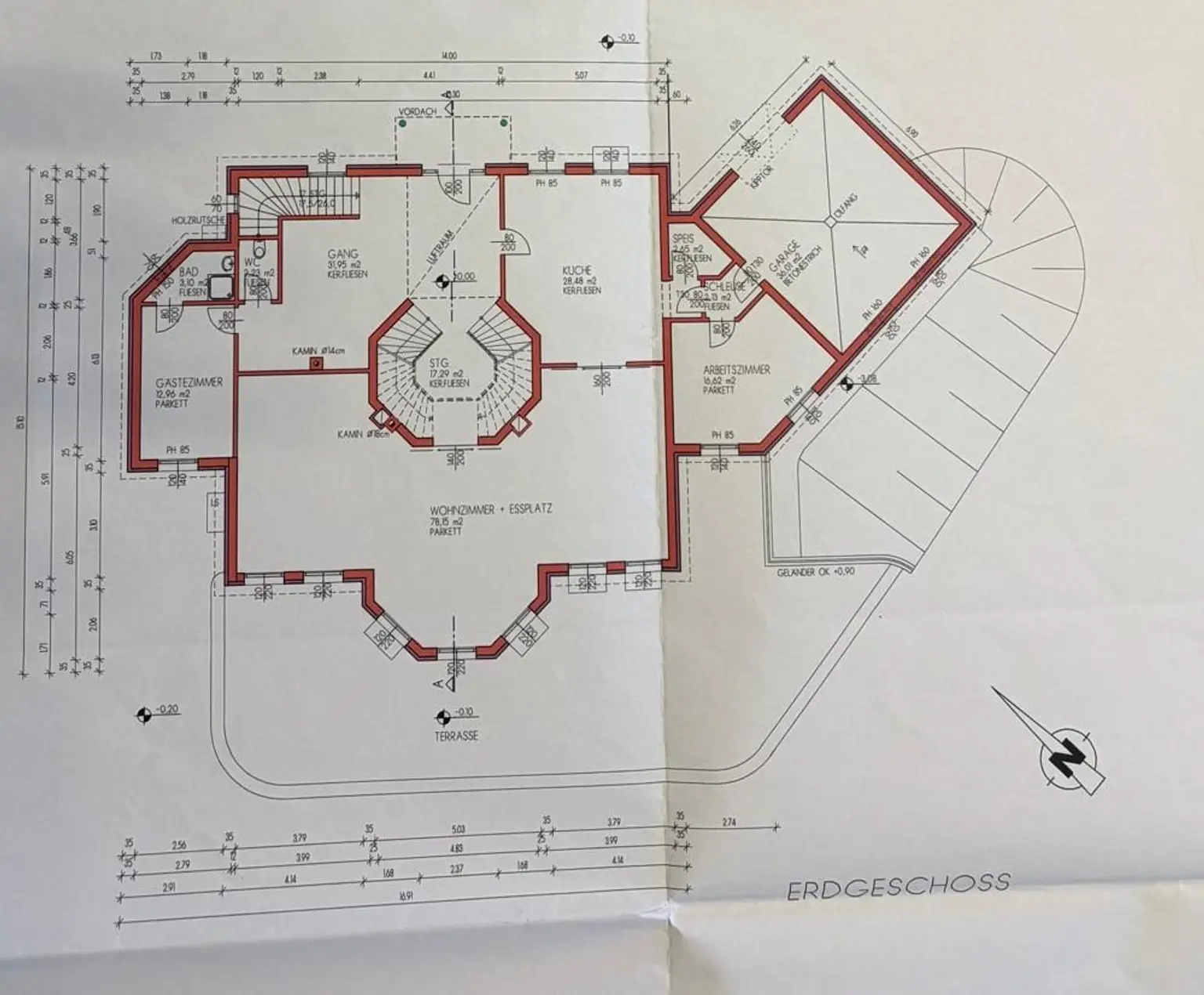 Plan Erdgeschoss