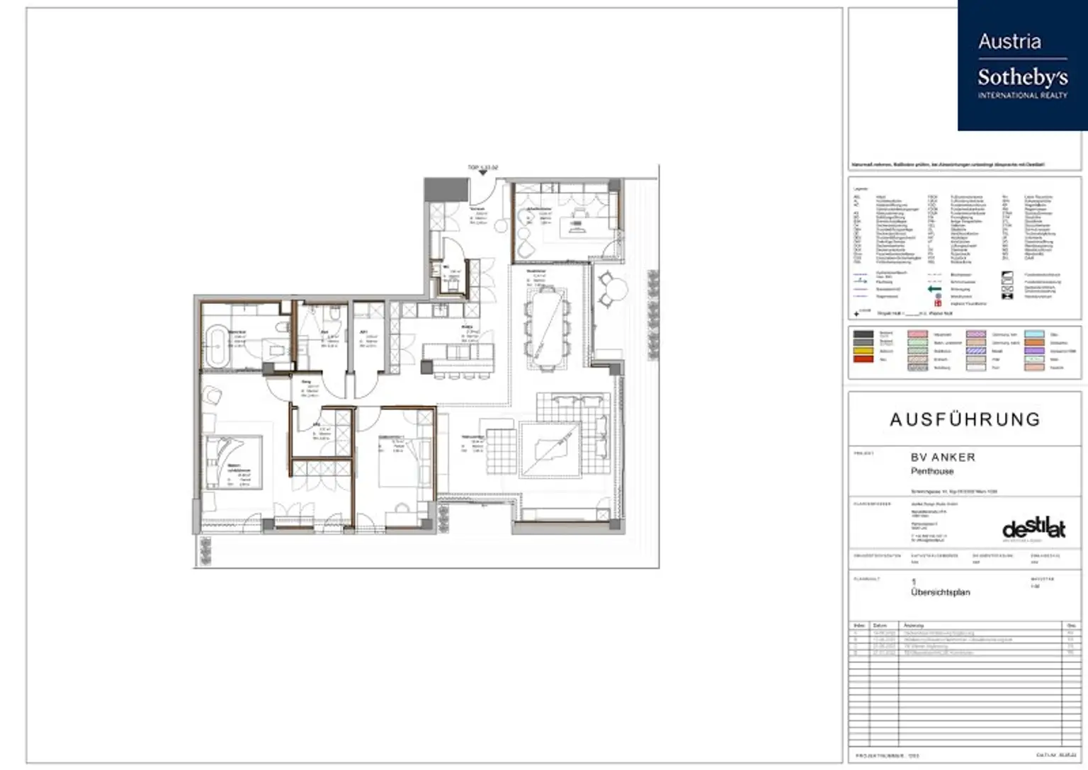 Luxuriöses Penthouse im TrIIIple: Ein Meisterwerk der Innenarchitektur und Technik