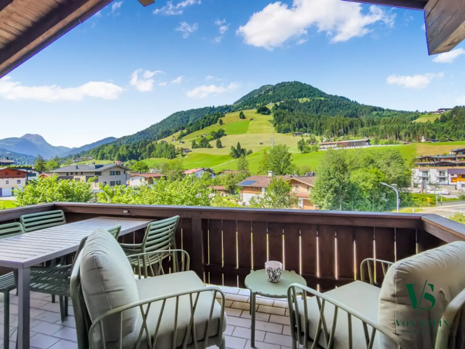 Ausblick Balkon