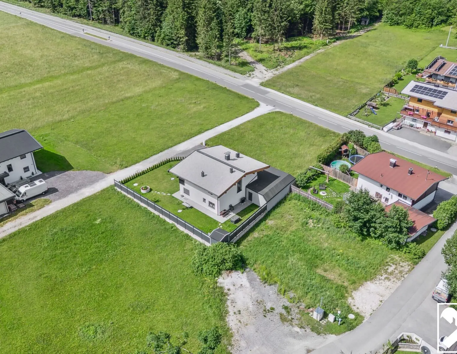 Ebenes Baugrundstück in idyllischer Lage