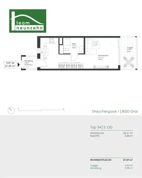 Zeitgemäße Architektur trifft zentrale Lage – Ihr neues Zuhause im Styria Center Graz! - JETZT ZUSCHLAGEN
