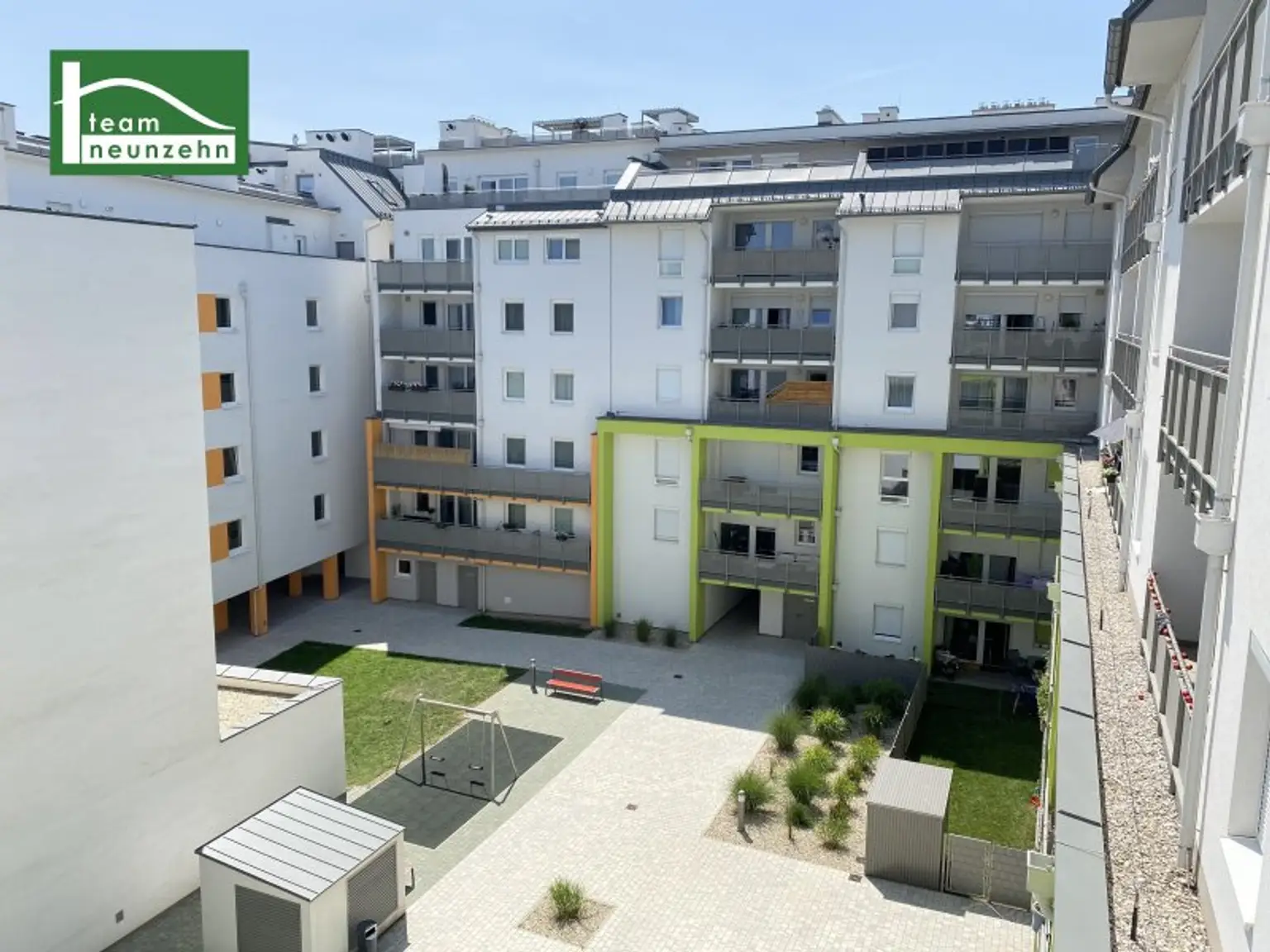 Familientraum im Mautner-Markhof mit Süd-Terrasse! Traumküche- und Bad sowie Abstellraum! GEMEINSCHAFTLICHE DACHTERRASSE!