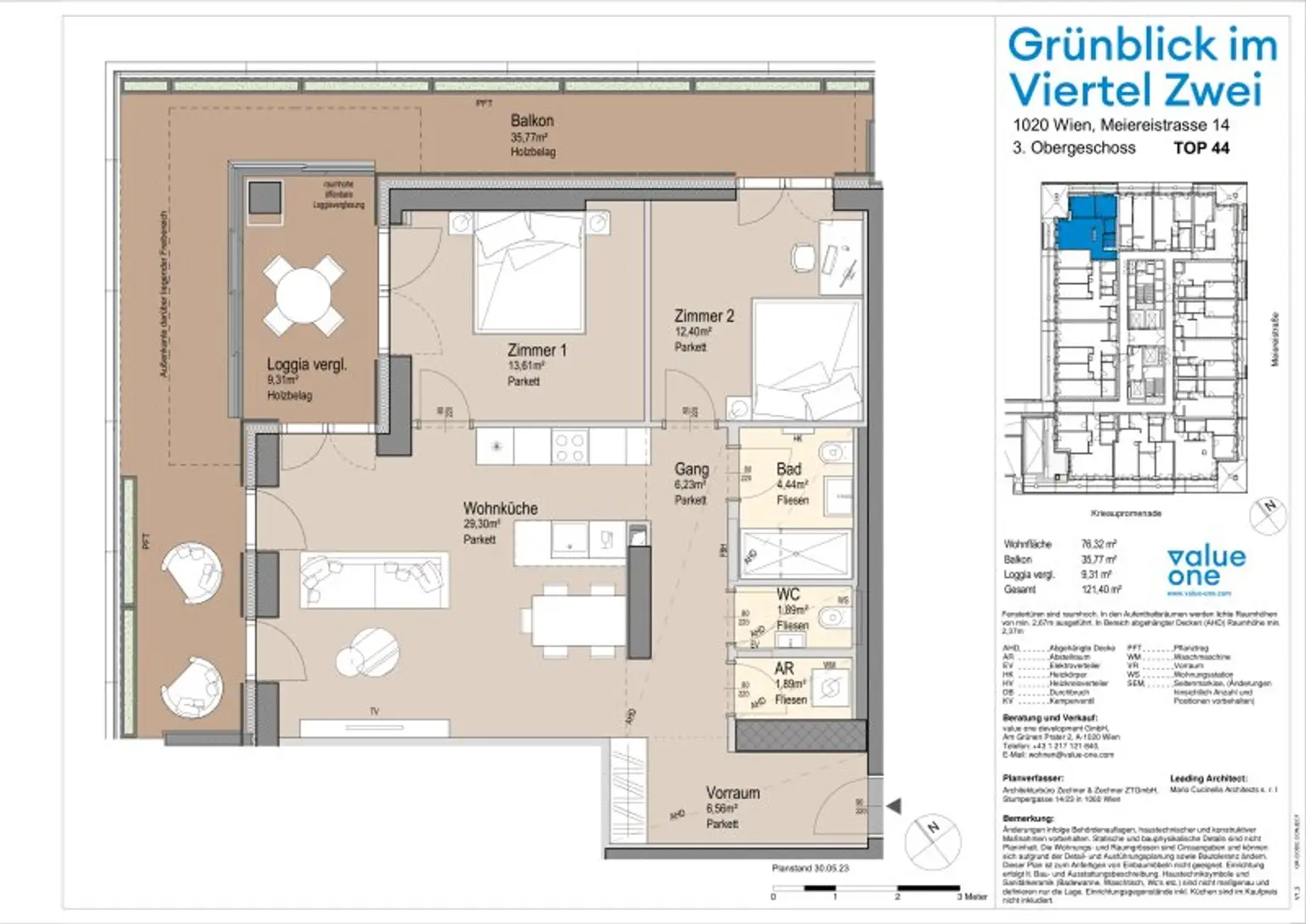 ***Grünblick im Viertel Zwei – Exklusives Wohnen über den Dächern Wiens - Infinity Rooftop-Pool - Panoramasauna - Fitnessbereich***
